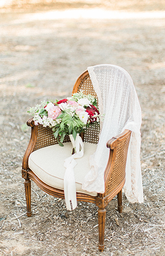 Gold & Red Holiday Wedding Inspiration - Inspired by This