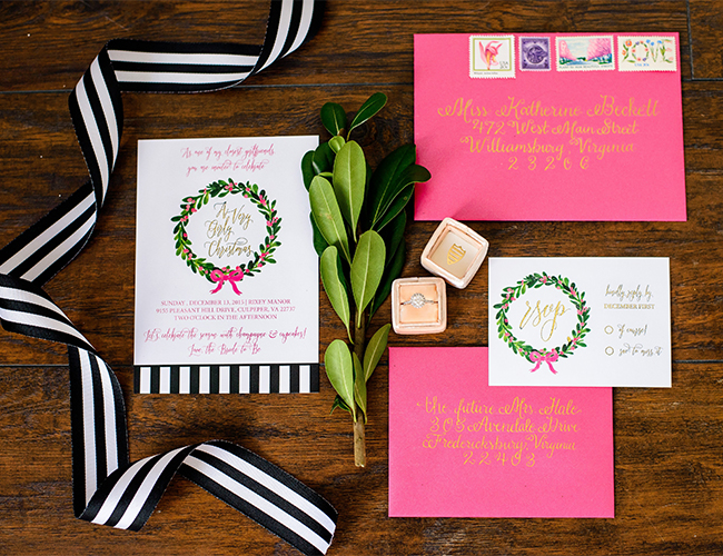 Will You Be My Bridesmaid Christmas Party Inspired by This