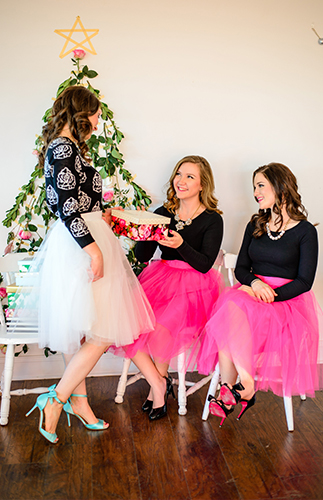 Will You Be My Bridesmaid Christmas Party Inspired by This