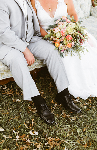 Coral & Green Countryside Wedding - Inspired by This