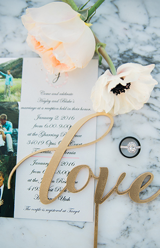 Blush & Gold Summer Wedding - Inspired by This