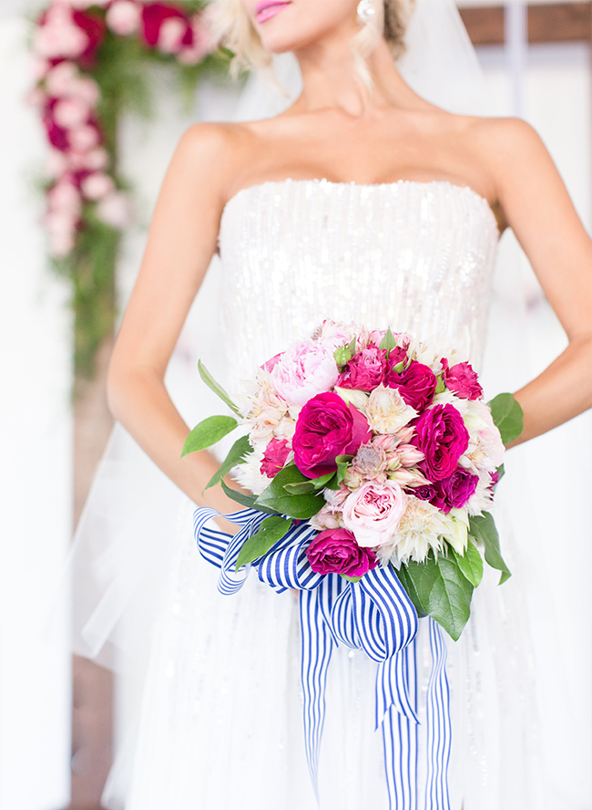 Navy and Pink Inspiration Shoot Elopement - Inspired by This