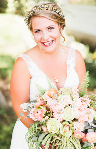 Coral & Green Countryside Wedding - Inspired by This
