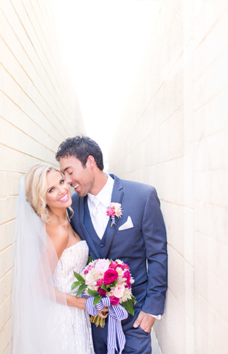 Navy and Pink Inspiration Shoot Elopement - Inspired by This