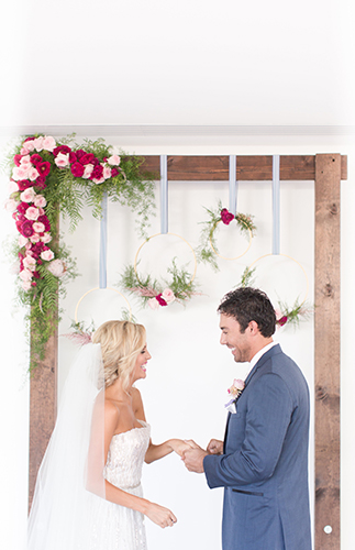 Navy and Pink Inspiration Shoot Elopement - Inspired by This