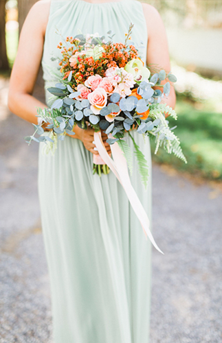 Coral & Green Countryside Wedding - Inspired by This