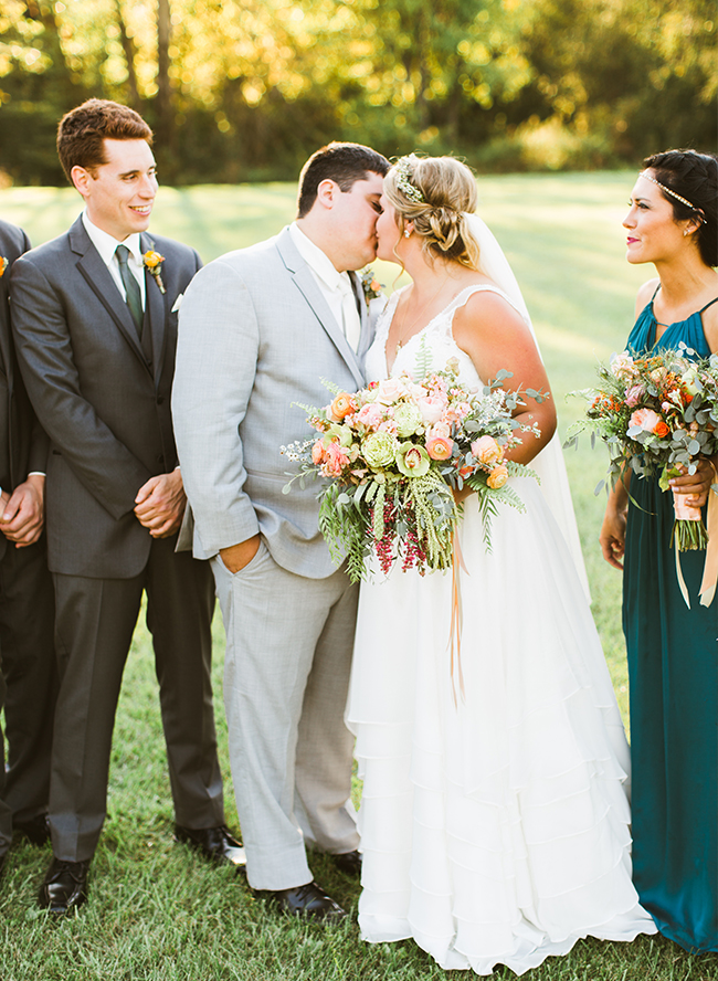 Coral & Green Countryside Wedding - Inspired by This