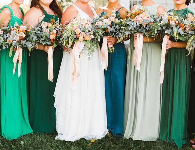 Coral & Green Countryside Wedding - Inspired by This