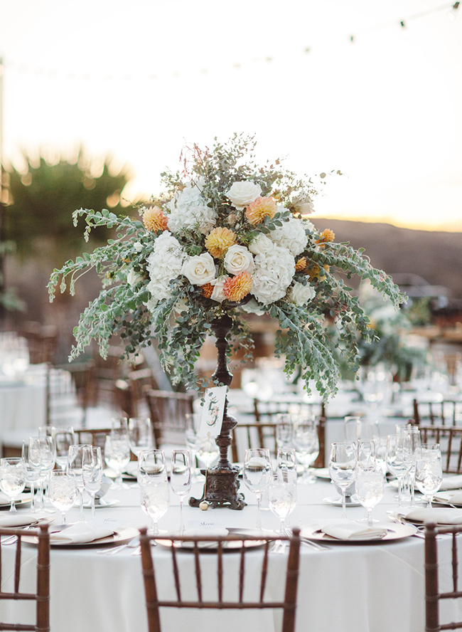 Navy & Orange Hummingbird Nest Ranch Wedding - Inspired by This