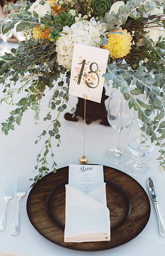 Navy & Orange Hummingbird Nest Ranch Wedding - Inspired by This