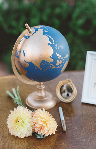 Navy & Orange Hummingbird Nest Ranch Wedding - Inspired by This