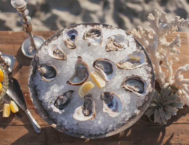 Green & White Seaside Wedding Inspiration - Inspired by This