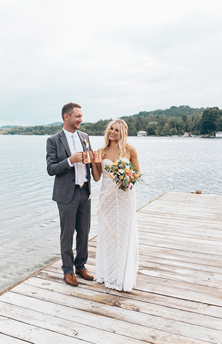 Lakeside Summer Camp Wedding - Inspired by This