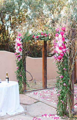 Sparkly Fuchsia Wedding - Inspired by This