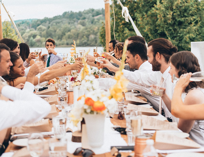 Lakeside Summer Camp Wedding - Inspired by This