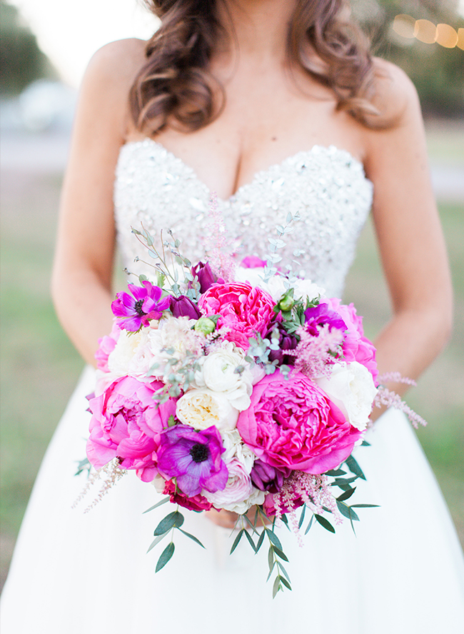 Sparkly Fuchsia Wedding - Inspired by This