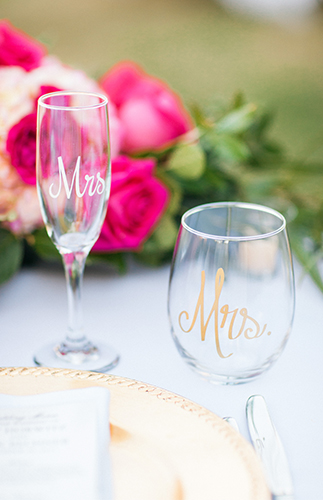 Sparkly Fuchsia Wedding - Inspired by This