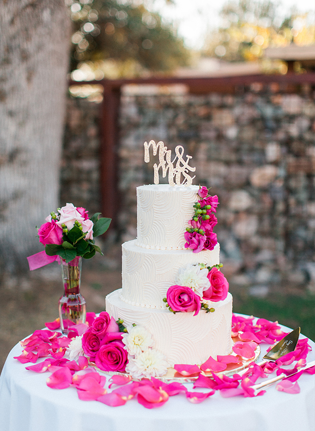 Sparkly Fuchsia Wedding - Inspired by This