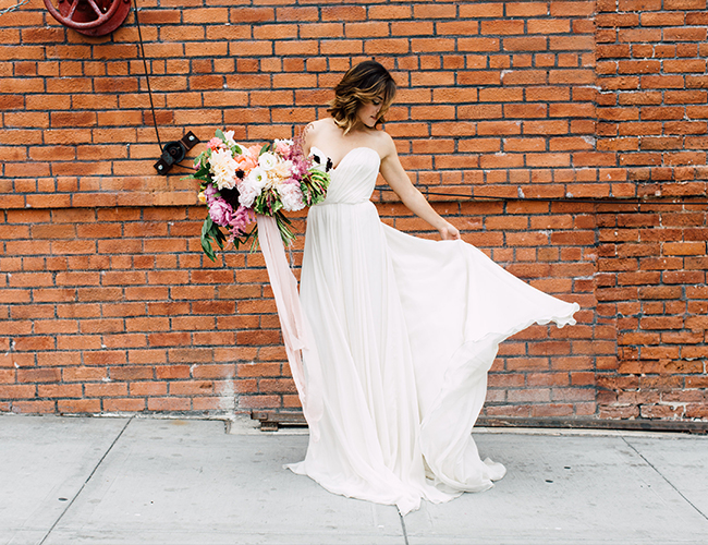 Bright & Playful Mid-Century Wedding Inspiration - Inspired by This