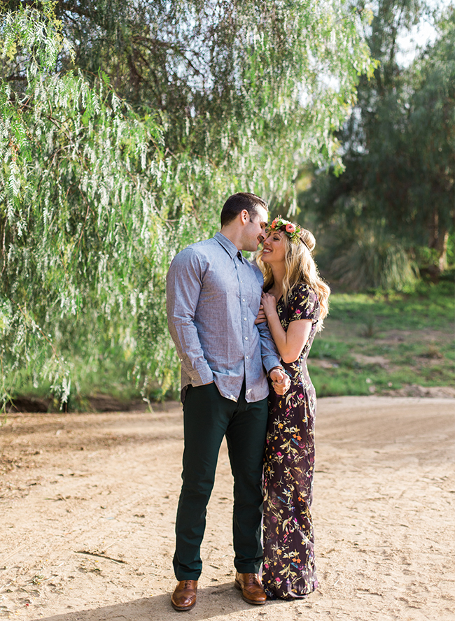 Colorful Mid-Century Modern Engagement Photos - Inspired by This