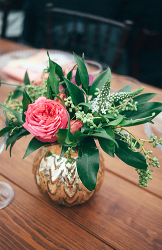 Intimate Pink & Red Greenhouse Wedding - Inspired by This