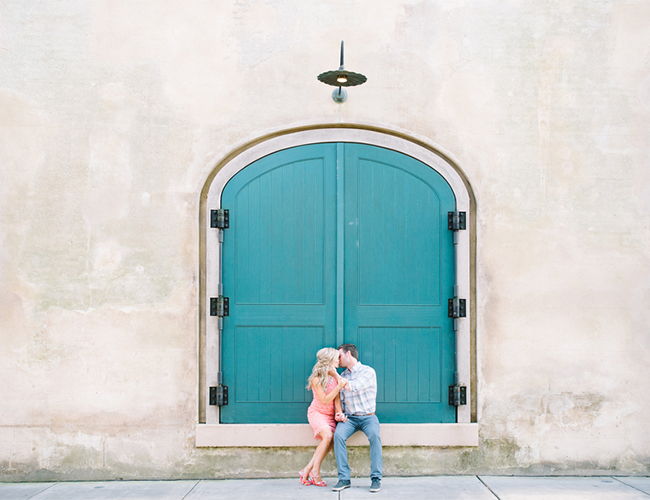 Glamorous City to Beach Charleston Engagement Session - Inspired by This