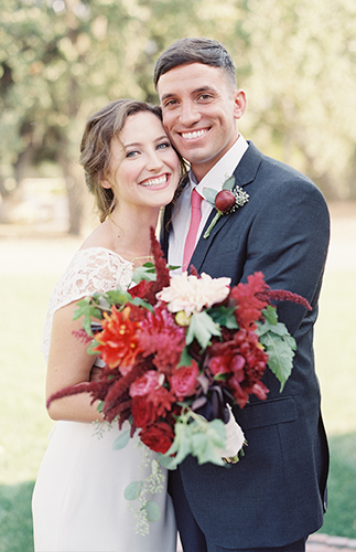 Red & Pink Golden Summer Wedding Inspiration - Inspired by This