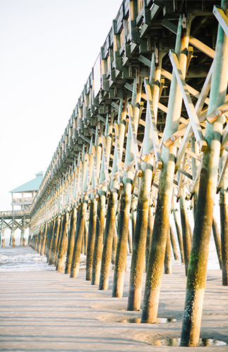Glamorous City to Beach Charleston Engagement Session - Inspired by This
