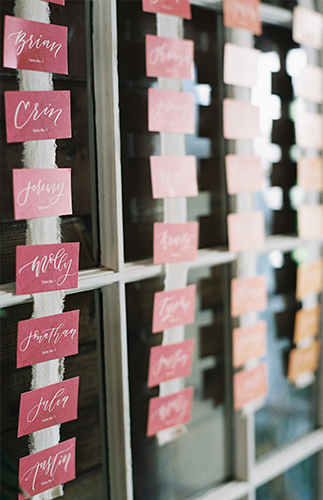 Red & Pink Golden Summer Wedding Inspiration - Inspired by This