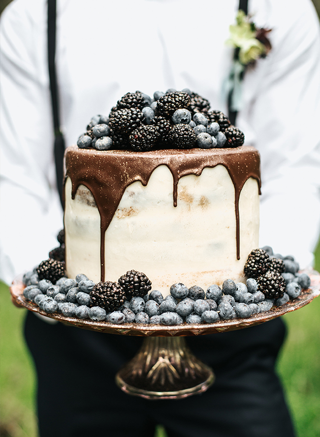 Moody Berry & Blue Wedding Inspiration - Inspired by This