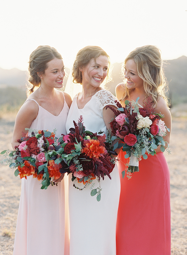Red & Pink Golden Summer Wedding Inspiration - Inspired by This