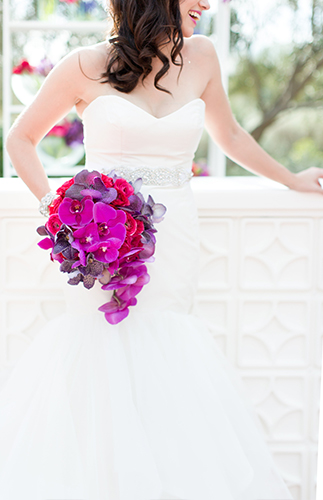 Modern & Vibrant Pink and Purple Wedding - Inspired by This