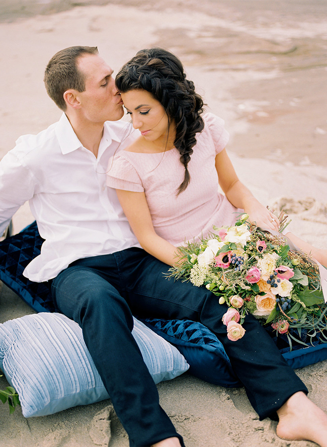 La Jolla Beach Engagement Session - Inspired by This