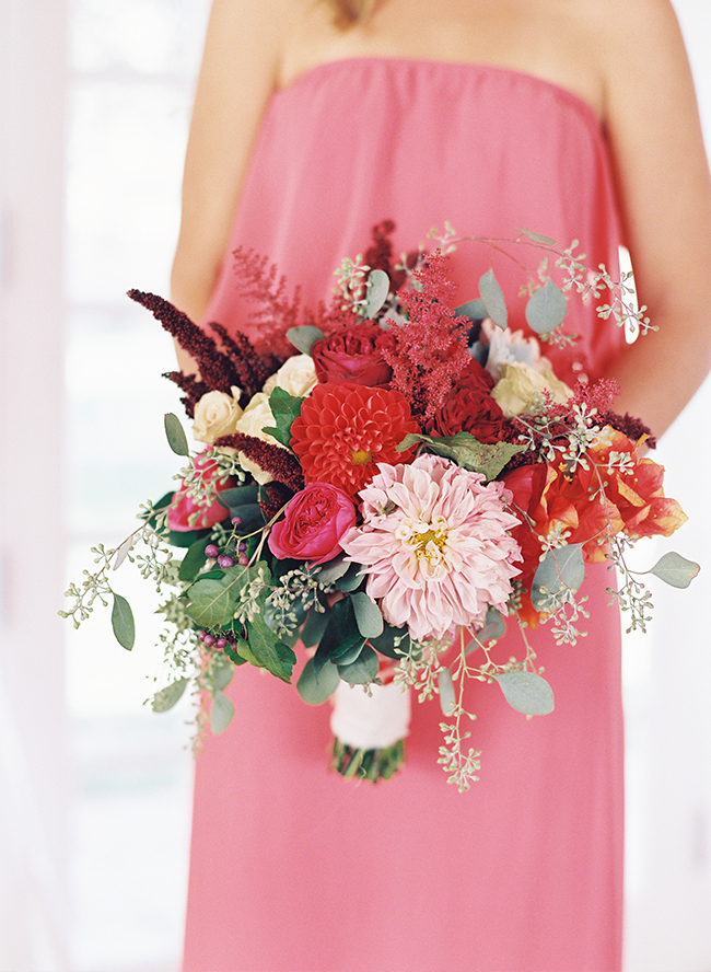 Red & Pink Golden Summer Wedding Inspiration - Inspired by This