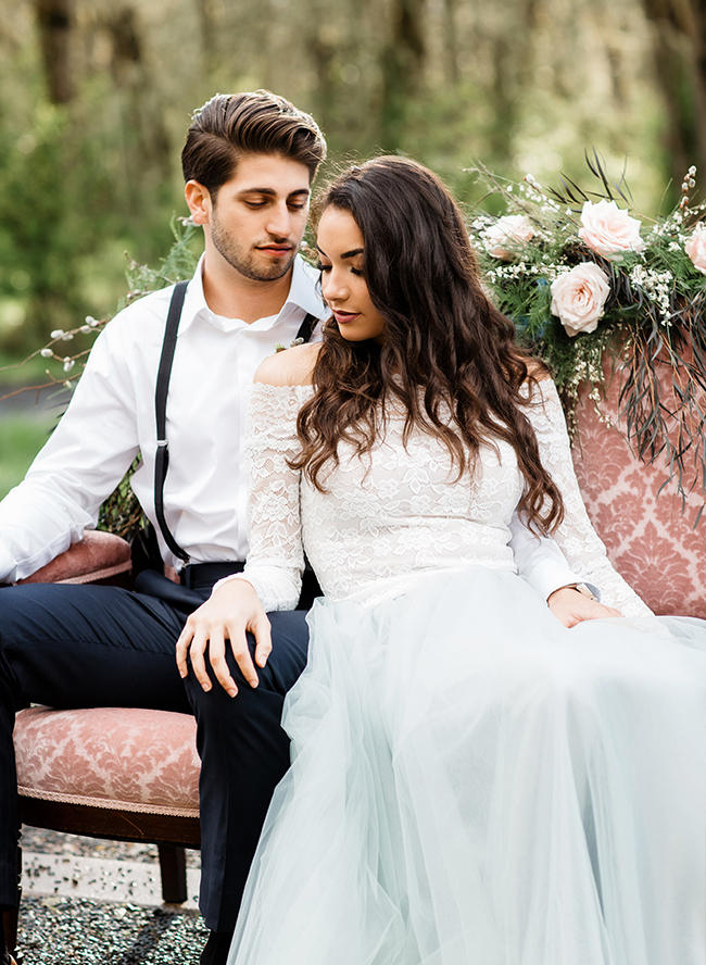 Moody Berry & Blue Wedding Inspiration - Inspired by This