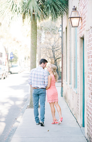 Glamorous City to Beach Charleston Engagement Session - Inspired by This