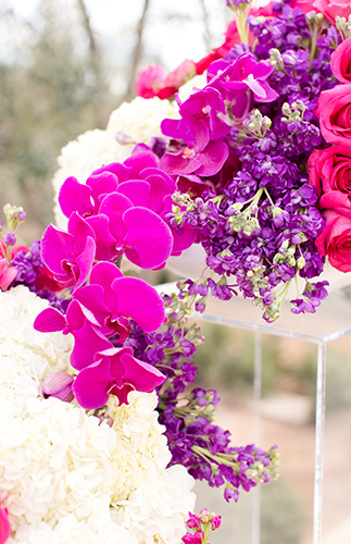Modern & Vibrant Pink and Purple Wedding - Inspired by This