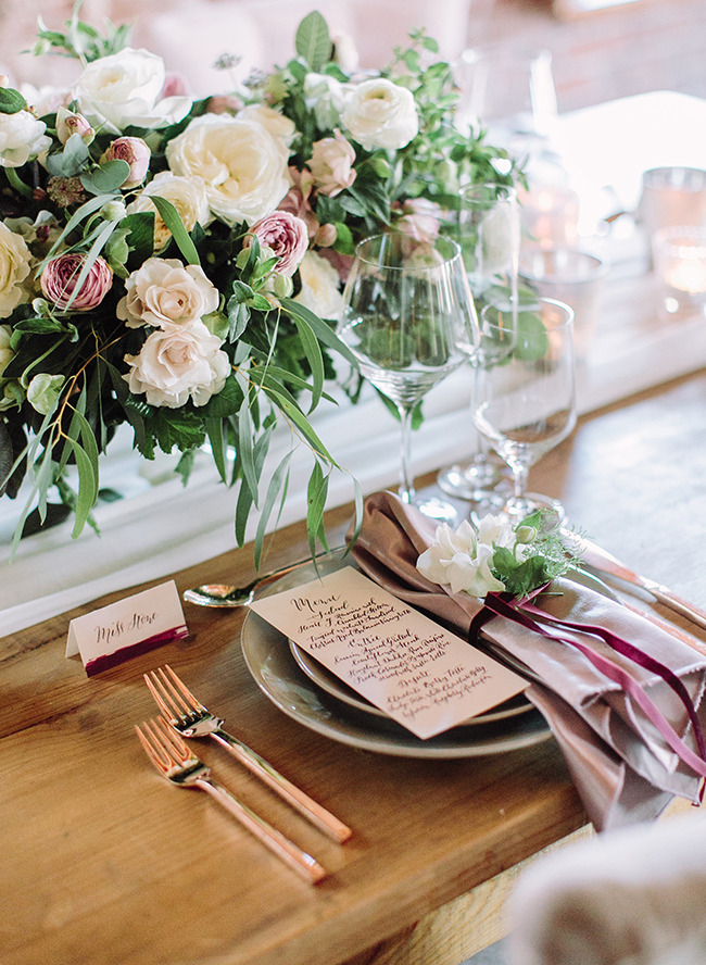 Moody Lavender Wedding at a Modern Loft - Inspired by This