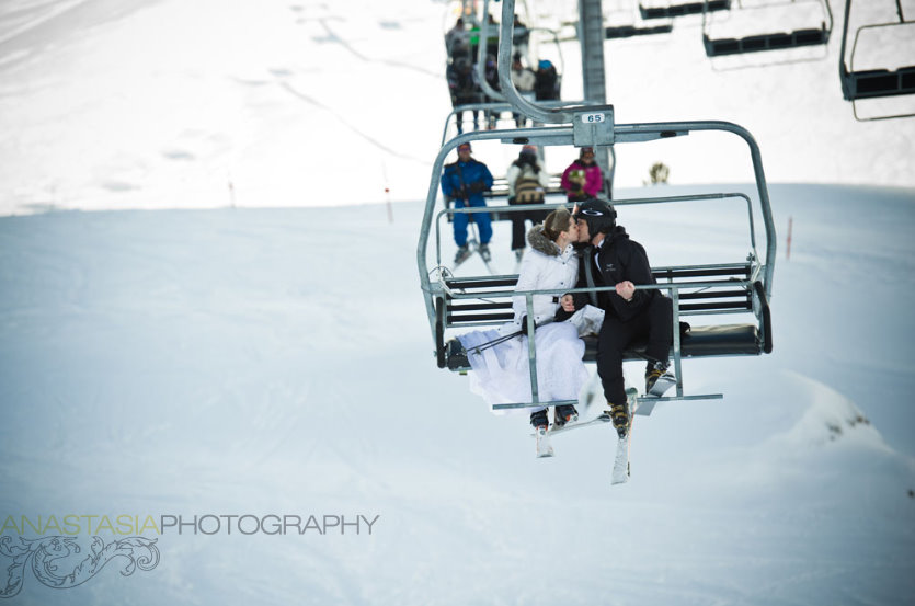 ski slope inspired wedding, Peak 2 Peak Gondola, British Columbia, Canada