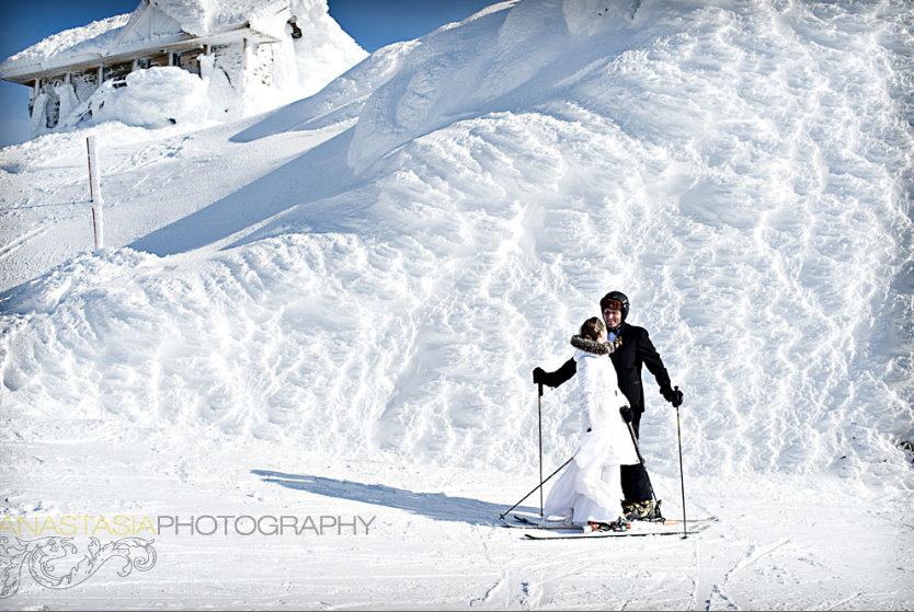 ski slope inspired wedding, Peak 2 Peak Gondola, British Columbia, Canada