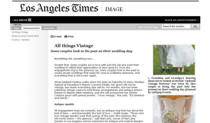 los angeles times client feature