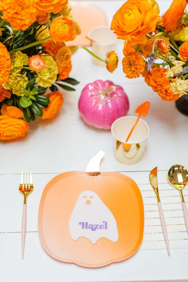 Hey There Pumpkin Colorful Kid's Halloween Party