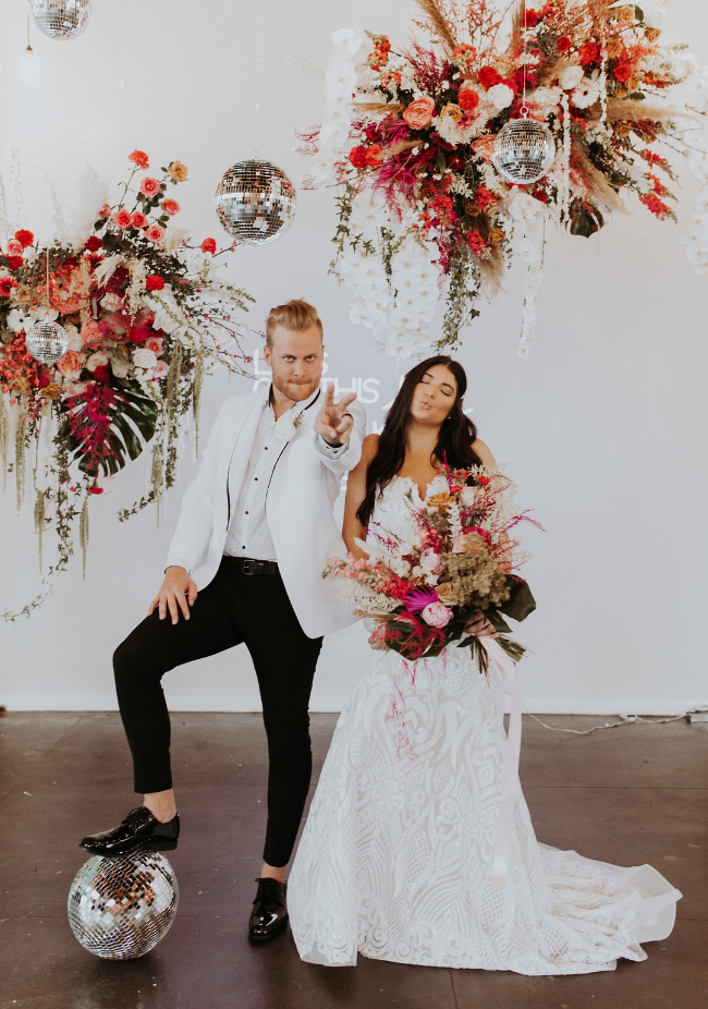 Time To Disco Wedding Inspiration