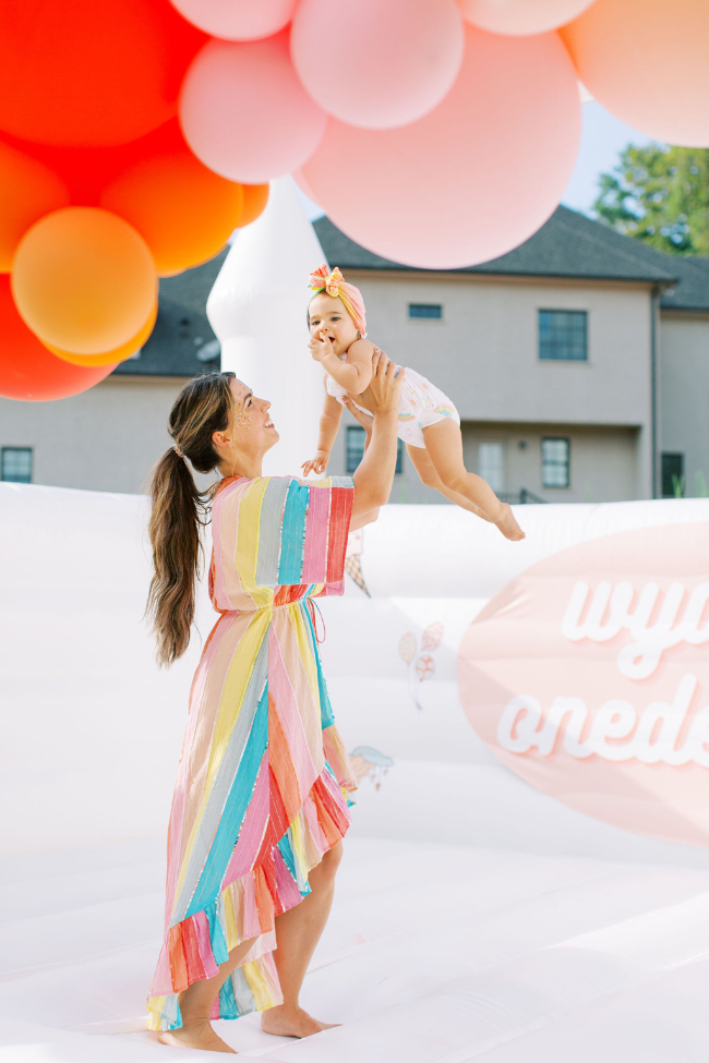 Spectacular Rainbow "Onederland" Birthday Party