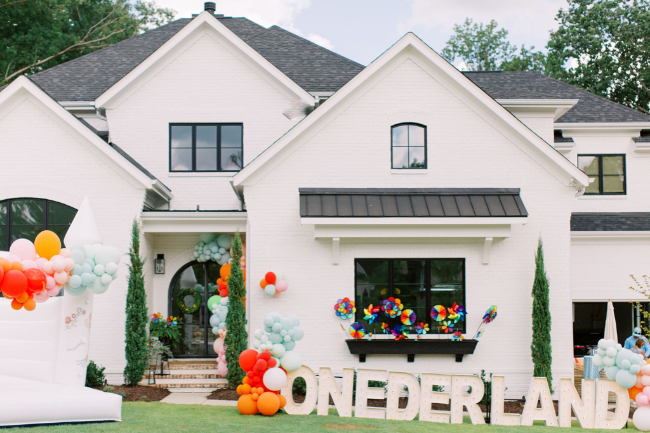 Spectacular Rainbow "Onederland" Birthday Party
