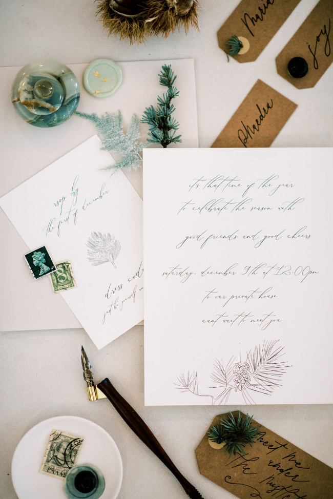 Stunning & Simplistic Modern Holiday Dinner