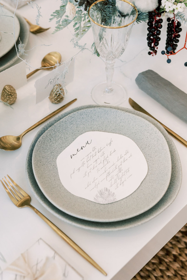 Stunning & Simplistic Modern Holiday Dinner