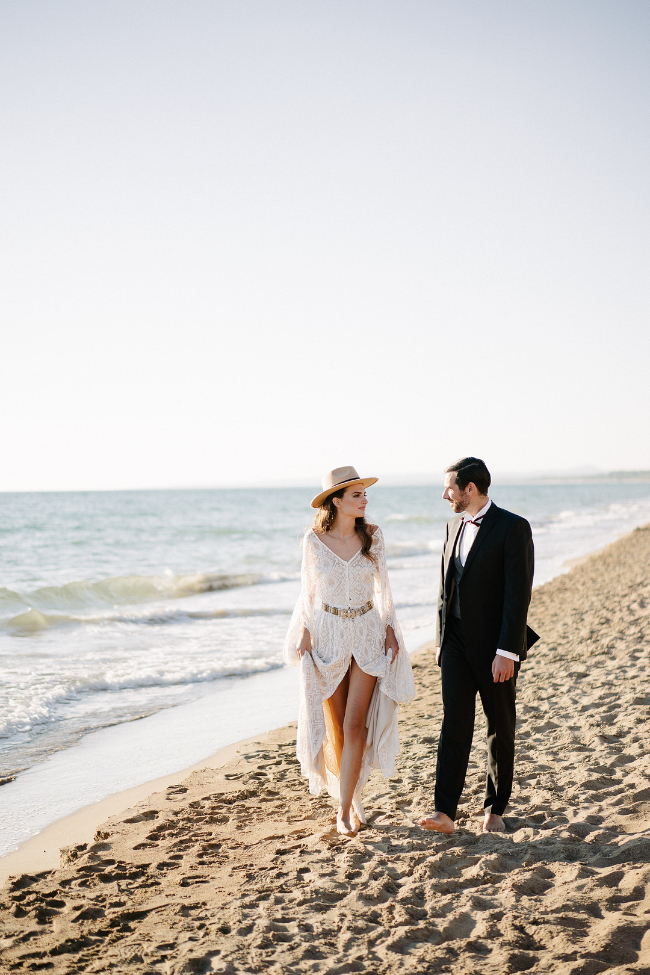 Industrial-Meets-Boho Wedding Inspiration In Greece