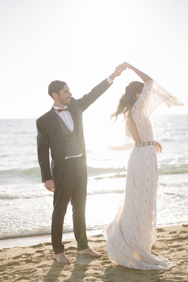 Industrial-Meets-Boho Wedding Inspiration In Greece