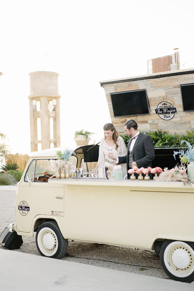 Industrial-Meets-Boho Wedding Inspiration In Greece
